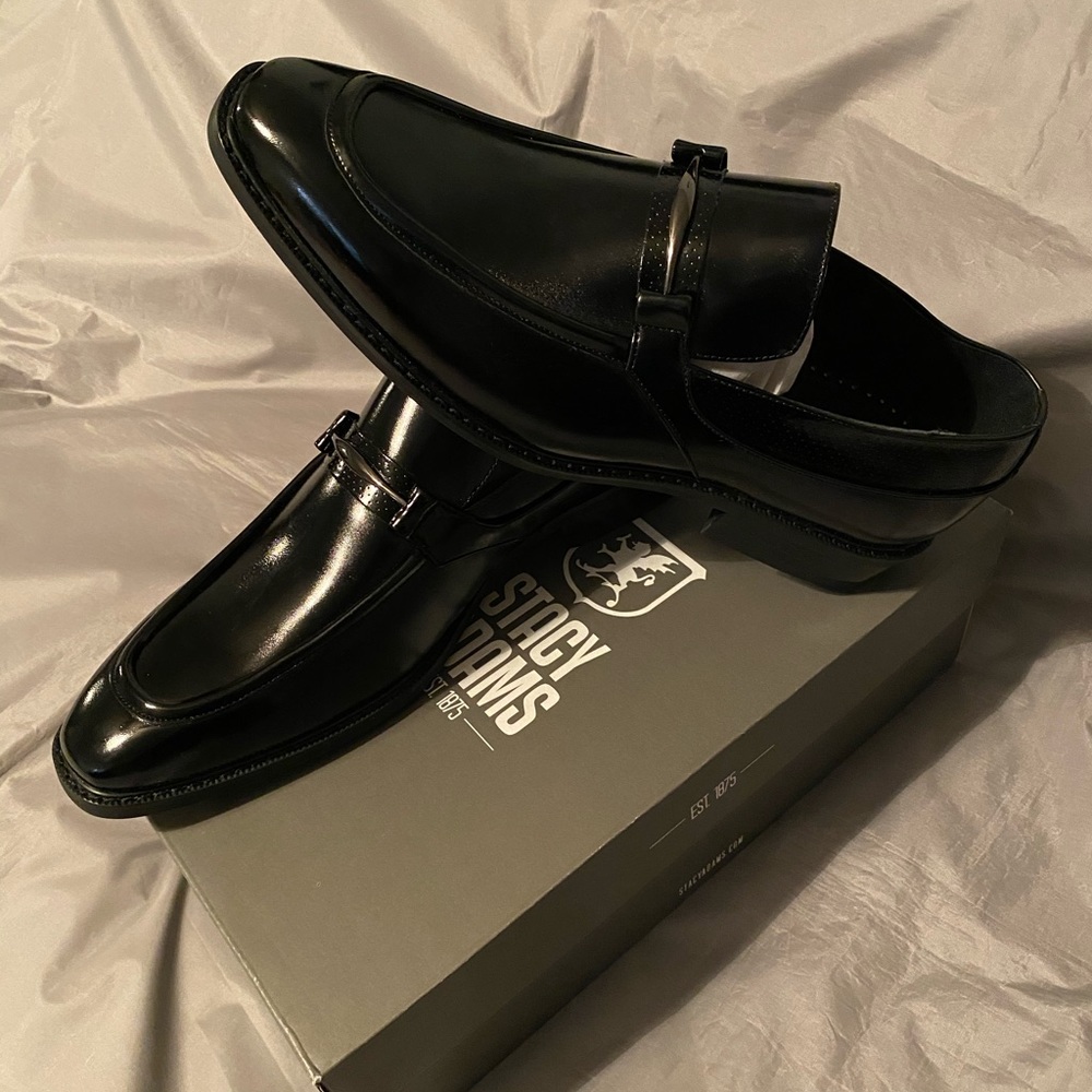 New! Stacy Adams ‘Barnes’ Moc Toe Loafer Shoes 9.5